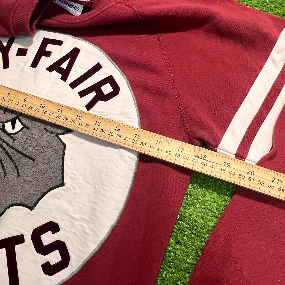 Vintage 80s Hanes Sweatshirt SM Cypress Texas Cy-Fair Bobcats Crewneck BFND - Picture 4 of 7